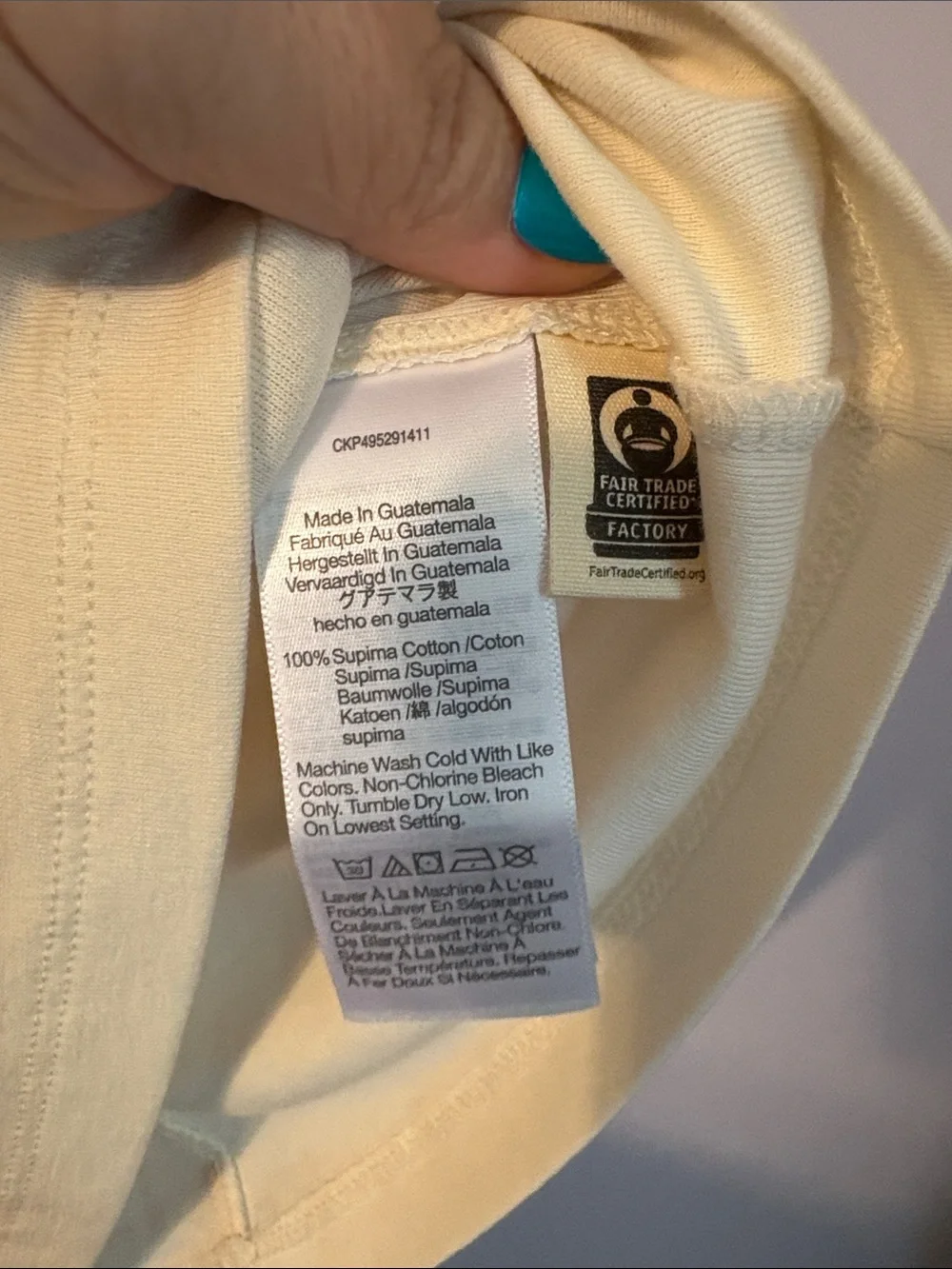 Madewell Puff-Sleeve Scoop Neck T-Shirt in Vintage Ivory size XXS
